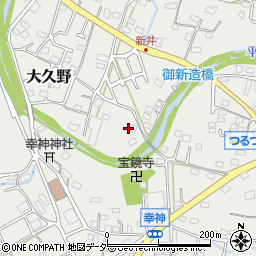 東京都西多摩郡日の出町大久野2517周辺の地図