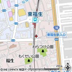 東京都福生市福生2153周辺の地図