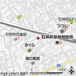 東京都練馬区石神井町7丁目27周辺の地図