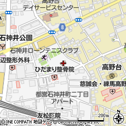 練馬区立石神井町福祉園周辺の地図