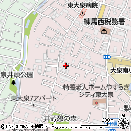 東京都練馬区東大泉7丁目周辺の地図