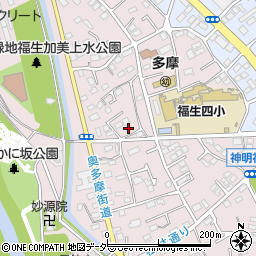 東京都福生市福生1235周辺の地図