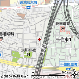 東京都足立区千住仲町46周辺の地図