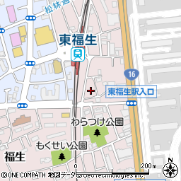 東京都福生市福生2157-13周辺の地図