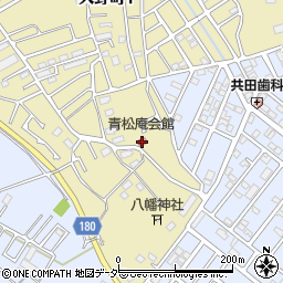 青松庵会館周辺の地図