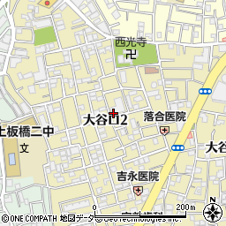東京都板橋区大谷口2丁目周辺の地図