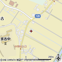 千葉県香取郡多古町多古108-2周辺の地図