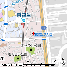 東京都福生市福生2158周辺の地図