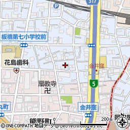 東京都板橋区大山金井町17周辺の地図