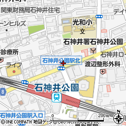 うなぎ乃助 石神井公園店周辺の地図