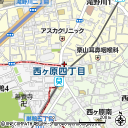東京都北区滝野川1丁目40-3周辺の地図