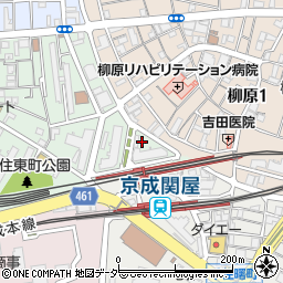 東京都足立区千住東2丁目24周辺の地図