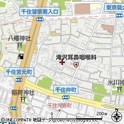 東京都足立区千住仲町8周辺の地図