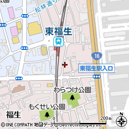 スペースＥＣＯ東福生駅前第１駐車場周辺の地図