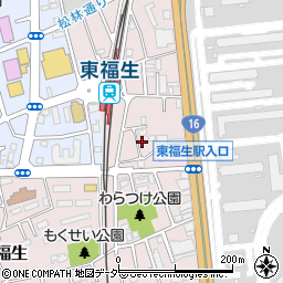 東京都福生市福生2157周辺の地図