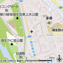 東京都福生市福生1219周辺の地図