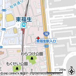 東京都福生市福生2160周辺の地図