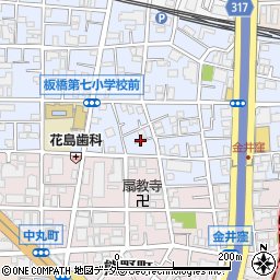 東京都板橋区大山金井町29周辺の地図