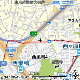 東京都北区滝野川1丁目93-4周辺の地図