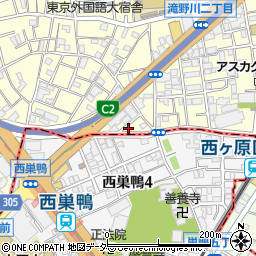 東京都北区滝野川1丁目93-4周辺の地図