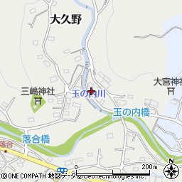 東京都西多摩郡日の出町大久野8771周辺の地図