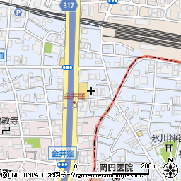 東京都板橋区大山金井町7周辺の地図