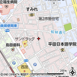 鰻 天ぷら くぼた周辺の地図