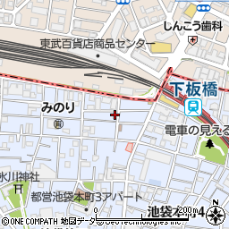 セキネ質店下板橋駅前店周辺の地図