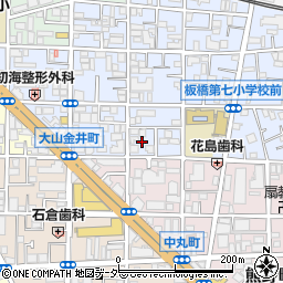 東京都板橋区大山金井町46周辺の地図