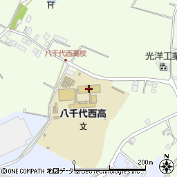千葉県立八千代西高等学校周辺の地図