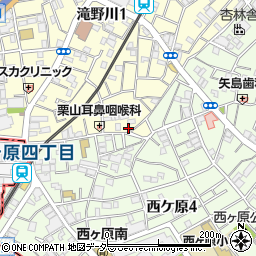 東京都北区滝野川1丁目32周辺の地図