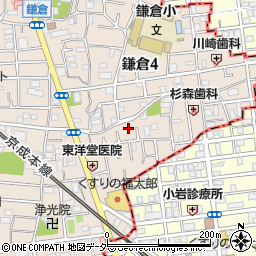 東京都葛飾区鎌倉4丁目28-7周辺の地図