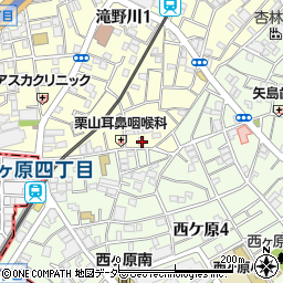 東京都北区滝野川1丁目32-5周辺の地図