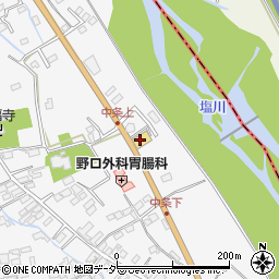 甲斐日産韮崎店周辺の地図