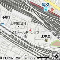 東京都北区上中里2丁目周辺の地図