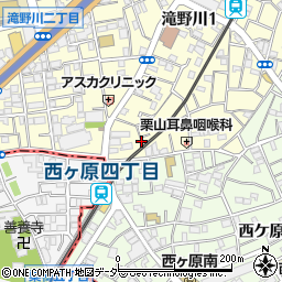 東京都北区滝野川1丁目40-12周辺の地図