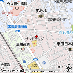 東京都福生市福生966周辺の地図
