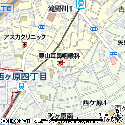 東京都北区滝野川1丁目32-8周辺の地図