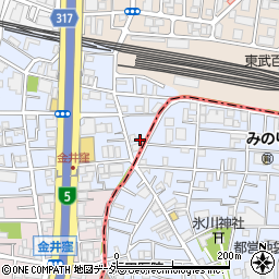 東京都板橋区大山金井町4周辺の地図