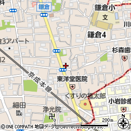 コスモ鎌倉周辺の地図