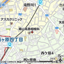 東京都北区滝野川1丁目32-6周辺の地図