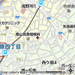 東京都北区滝野川1丁目32-4周辺の地図