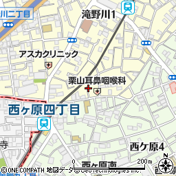東京都北区滝野川1丁目38周辺の地図