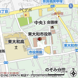 りそな銀行東大和市役所 ＡＴＭ周辺の地図