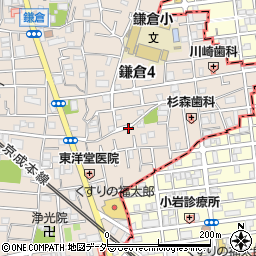 東京都葛飾区鎌倉4丁目28周辺の地図