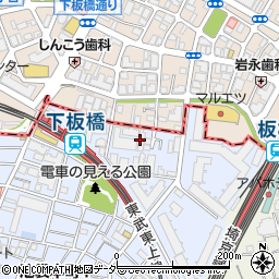 板橋精機東京事務所周辺の地図
