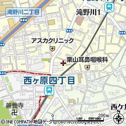 東京都北区滝野川1丁目40-11周辺の地図