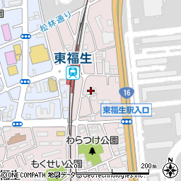 東京都福生市福生2156周辺の地図