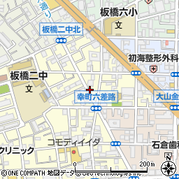東京都板橋区幸町6周辺の地図