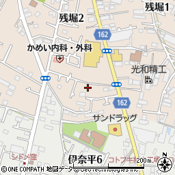 東京都武蔵村山市残堀2丁目76周辺の地図